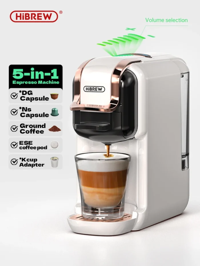 ماكينة صنع القهوة HiBREW 5 في 1 متعددة الكبسولات - Image 1